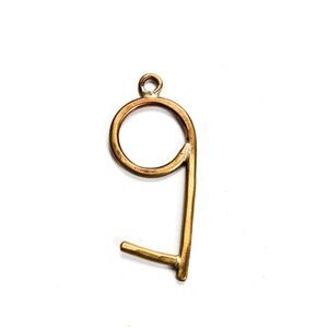 Designer Womens Bronze Tone Metal 6 Key Chain Key Ring